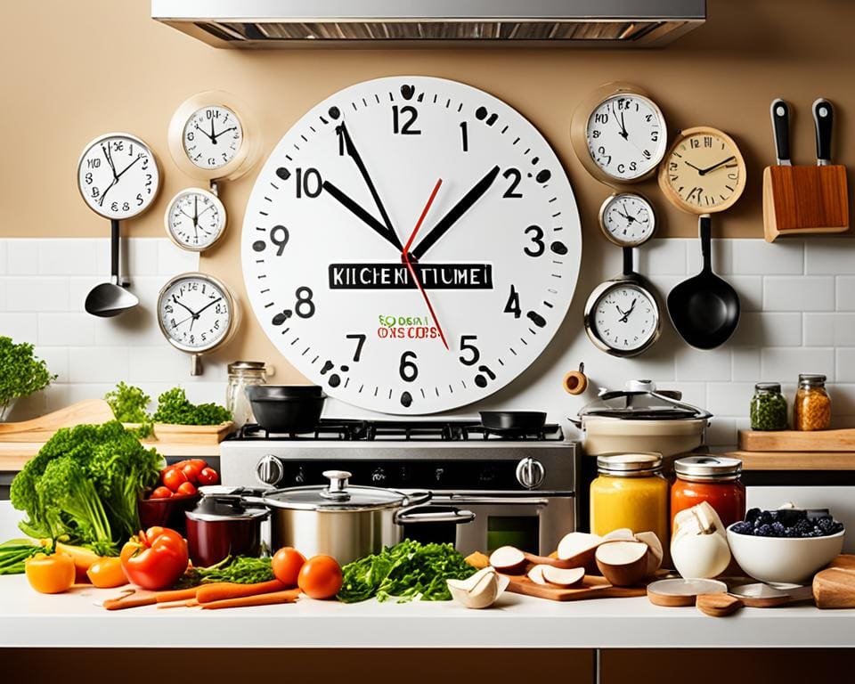 time management in de keuken