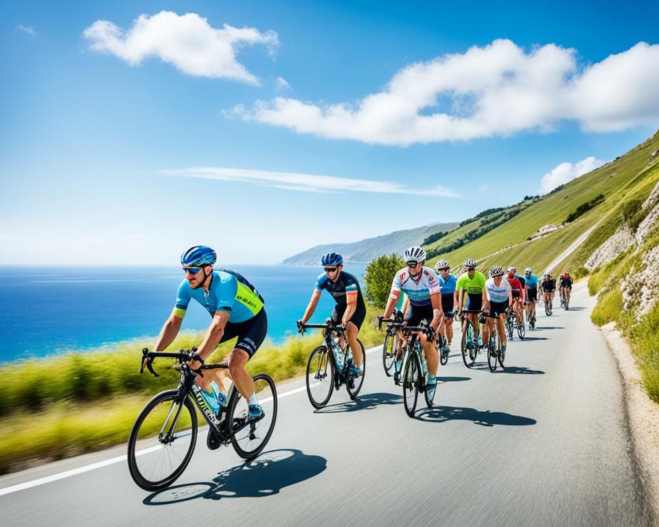 Fietsen langs de Kroatische kustlijn