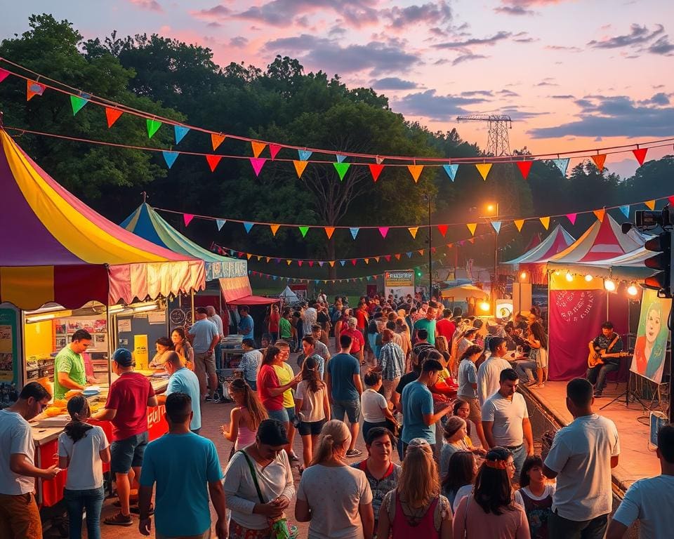 Het is altijd leuk werken op festvals