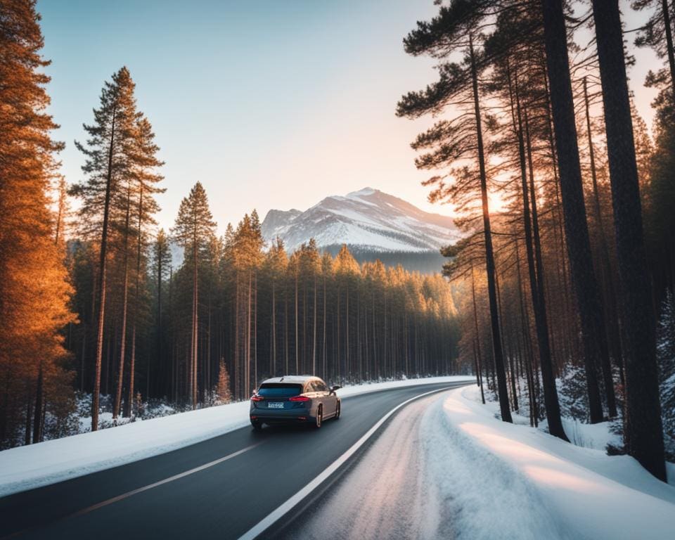 Toeren door de landschappen van Finland