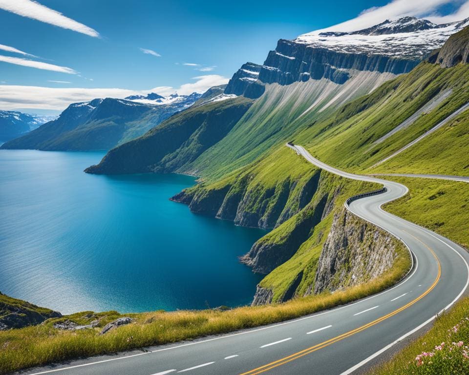 Toeren langs de fjorden van Noorwegen