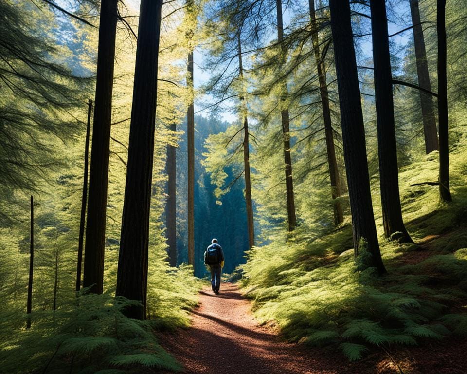 Wandelen door de bossen van Denemarken