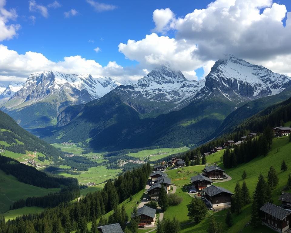 Alpenuitzicht in Zermatt