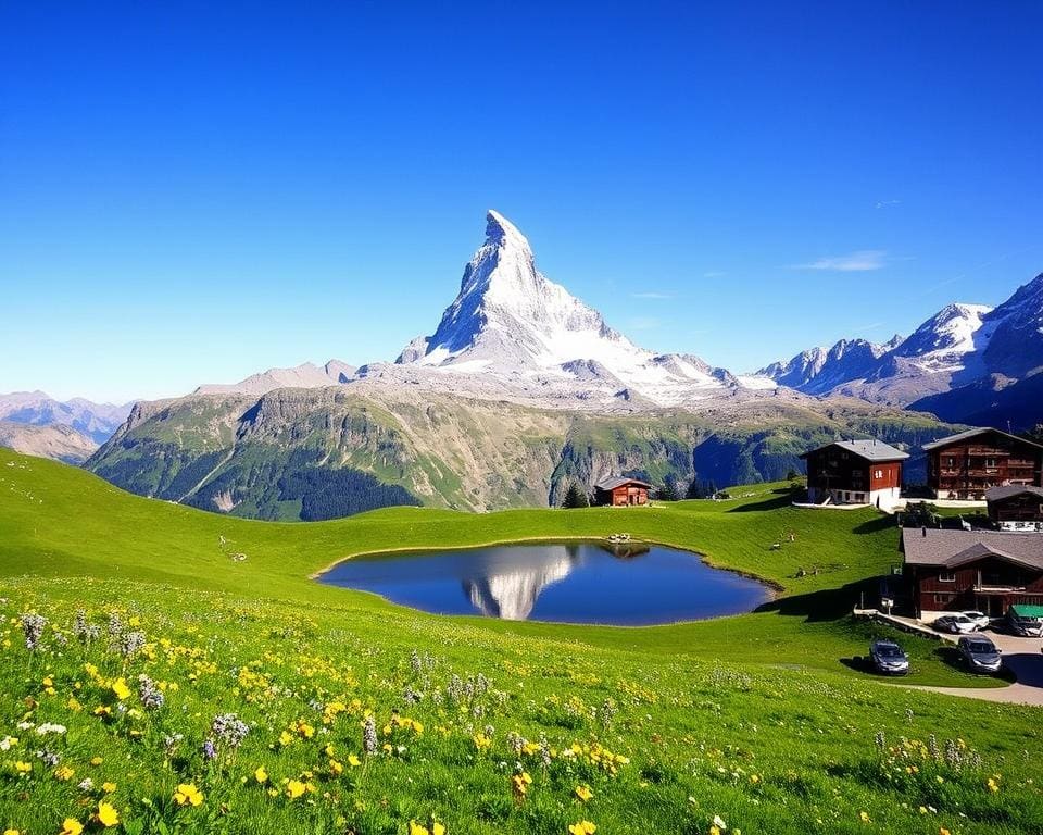 Geniet van de Alpenpanorama’s in Zermatt, Zwitserland