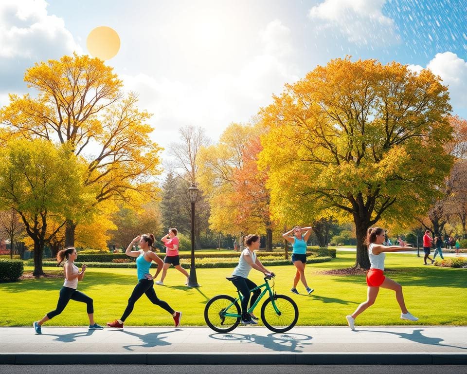 Outdoor Fitness Oefeningen Voor Elk Weer