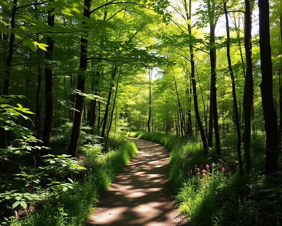 wandelen in de natuur