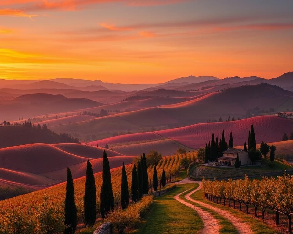 Bezienswaardigheden in de schilderachtige valleien van Toscane