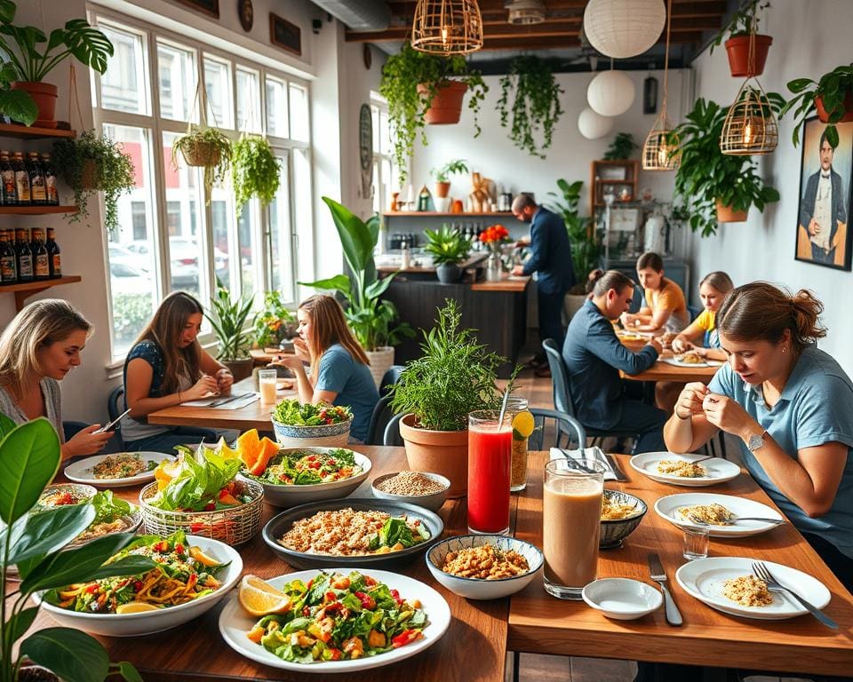 Gezonde keuzes maken in restaurants en cafés