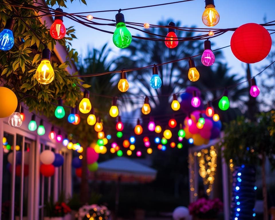 Lichtslingers voor een feestelijke en gezellige sfeer