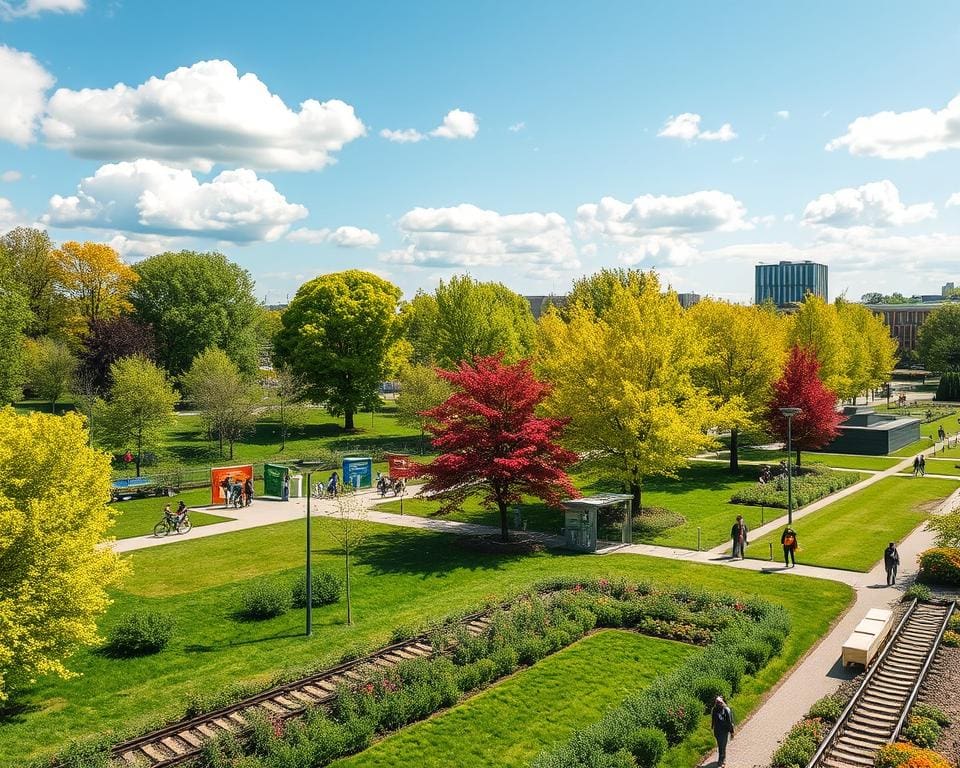 Park Spoor Noord Antwerpen: Groen en cultuur in een oude spoorzone