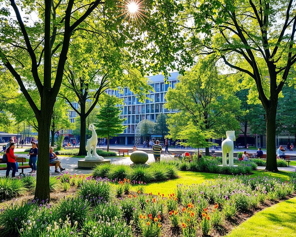 Park Spoor Noord Antwerpen groen en cultuur