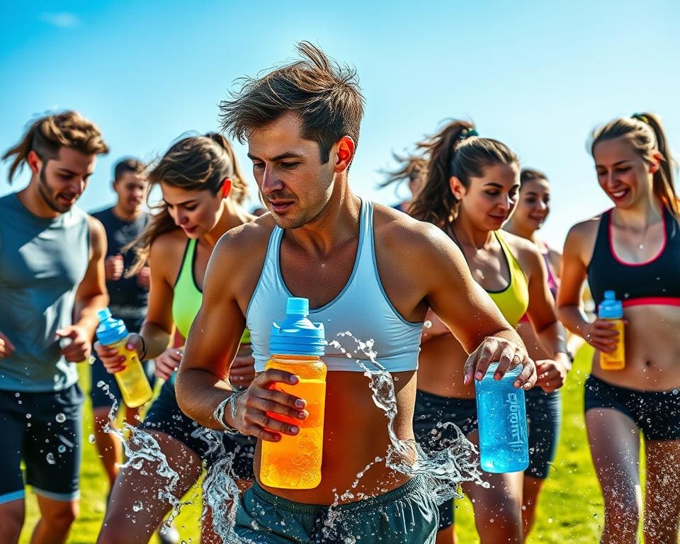 Belang van water tijdens het sporten