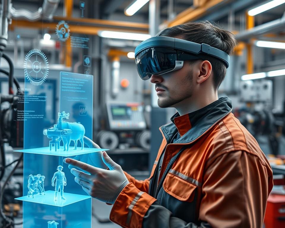 Hoe werkt augmented reality in industriële trainingen?